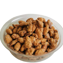 Migdolų riešutai skrudinti meduje