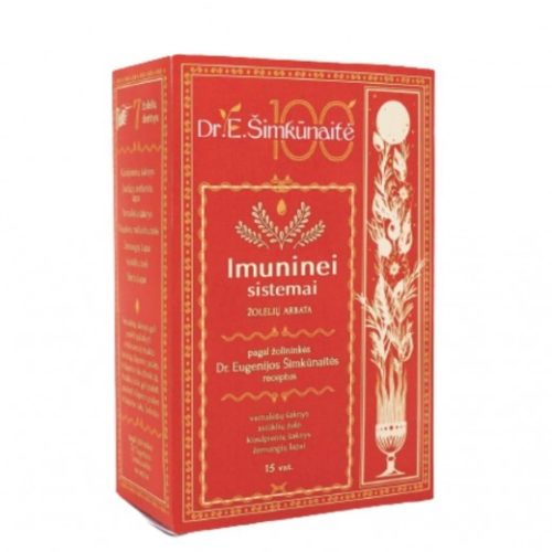 Imuninei sistemai, žolelių arbata, Dr. E. Šimkūnaitės, 15 pakelių