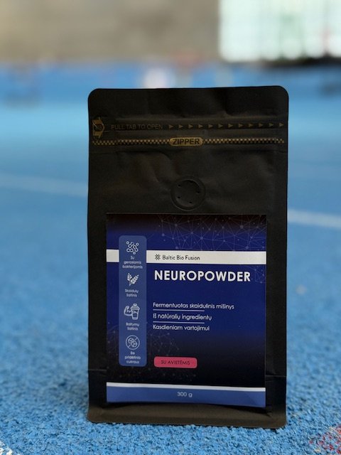 NeuroPowder fermentuotų avižų mišinys, su avietėmis - Image 2