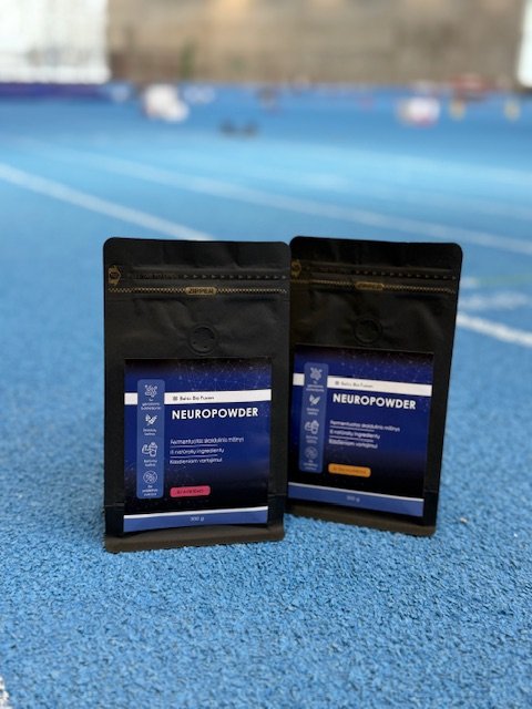 NeuroPowder fermentuotų avižų mišinys, su avietėmis